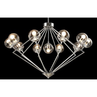 Люстра Crystal Lux FABRICIO SP11 CHROME/TRANSPARENTE-foto2