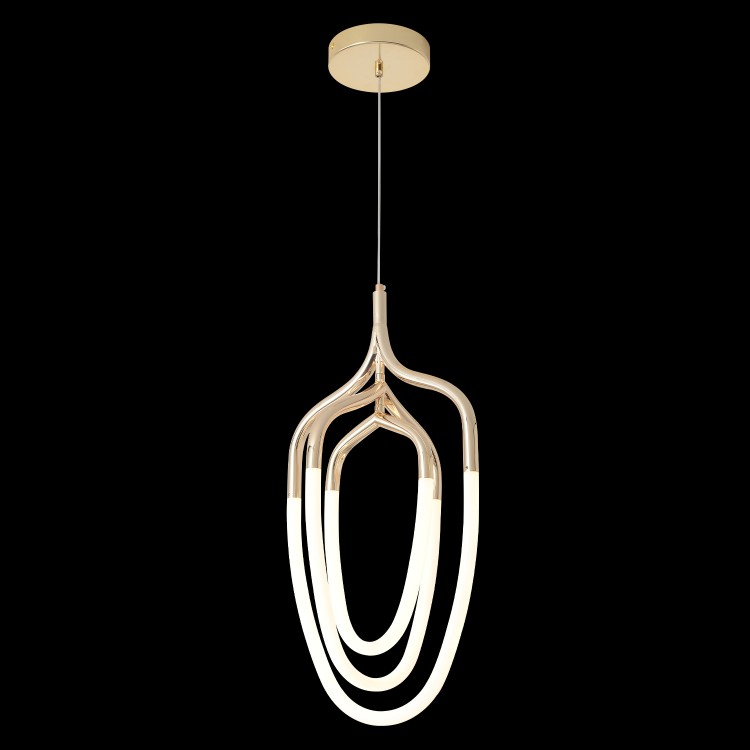 Светильник подвесной Crystal Lux PERA SP50W LED GOLD Светильник подвесной Crystal Lux PERA SP50W LED GOLD