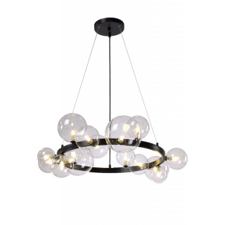 Люстра Crystal Lux AGATA SP15 V2 BLACK/TRANSPARENTE-foto3