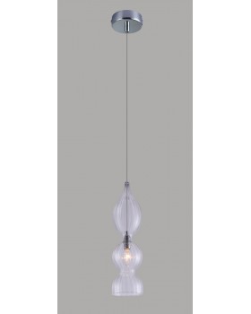 Светильник подвесной Crystal Lux IRIS SP1 B TRANSPARENT-foto2