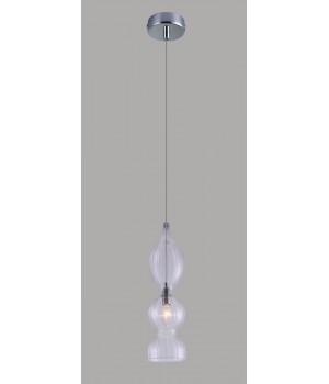 Светильник подвесной Crystal Lux IRIS SP1 B TRANSPARENT-foto2