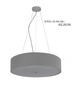 Светильник потолочный Crystal Lux JEWEL PL500 GR-foto2