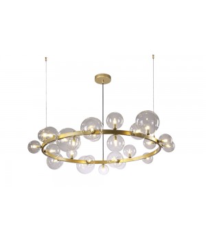 Люстра Crystal Lux AGATA SP24 V2 GOLD/TRANSPARENTE-foto2