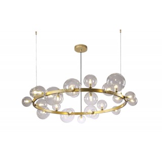 Люстра Crystal Lux AGATA SP24 V2 GOLD/TRANSPARENTE-foto2