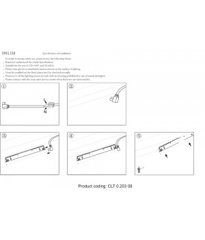 Драйвер для магнитного шинопровода 48V, 100W Crystal Lux CLT 0.203 08 BL-foto2