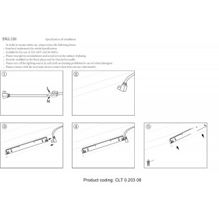 Драйвер для магнитного шинопровода 48V, 100W Crystal Lux CLT 0.203 08 BL-foto2