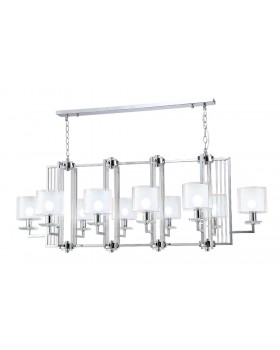 Люстры Crystal Lux NICOLAS SP10 L1300 NICKEL/WHITE-foto2