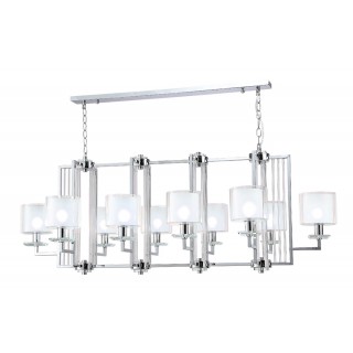 Люстры Crystal Lux NICOLAS SP10 L1300 NICKEL/WHITE-foto2