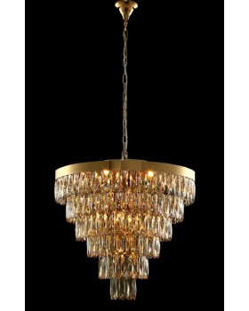 Люстра Crystal Lux ABIGAIL SP-PL15 D620 GOLD/AMBER-foto2