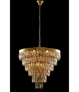 Люстра Crystal Lux ABIGAIL SP-PL15 D620 GOLD/AMBER-foto2