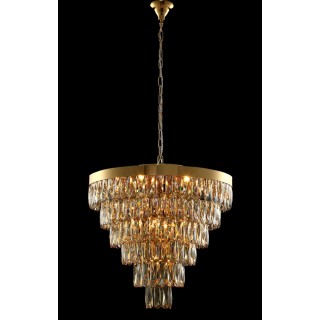 Люстра Crystal Lux ABIGAIL SP-PL15 D620 GOLD/AMBER-foto2