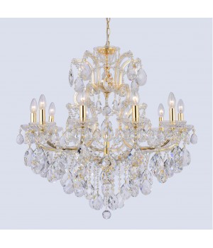Люстра Crystal Lux ISABEL SP11 GOLD/TRANSPARENT-foto2