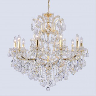 Люстра Crystal Lux ISABEL SP11 GOLD/TRANSPARENT-foto2