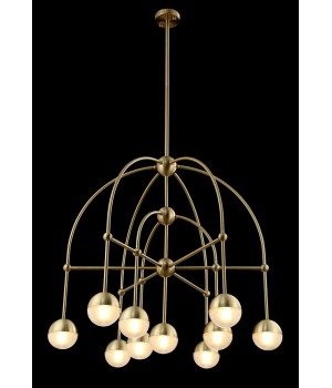 Люстра Crystal Lux TRUENA SP-PL6+3+1 BRONZE-foto4