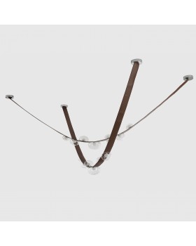 Светильник подвесной Crystal Lux BOSQUE SP7 L3000 BROWN/TRANSPARENT-foto3