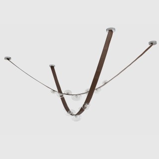 Светильник подвесной Crystal Lux BOSQUE SP7 L3000 BROWN/TRANSPARENT-foto3