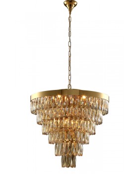 Люстра Crystal Lux ABIGAIL SP-PL15 D620 GOLD/AMBER-foto3