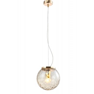 Светильник подвесной Crystal Lux MAYO SP1 D200 GOLD/AMBER-foto2