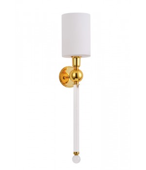 Бра Crystal Lux MIRABELLA AP1 GOLD/WHITE-foto4