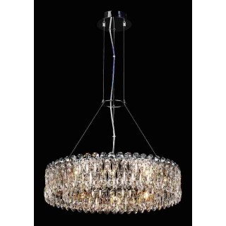Светильник подвесной Crystal Lux LIRICA SP10 D610 CHROME/GOLD-TRANSPARENT-foto2
