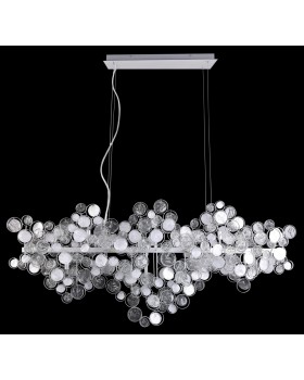 Светильник подвесной Crystal Lux DESEO SP15 L1400 SILVER-foto4