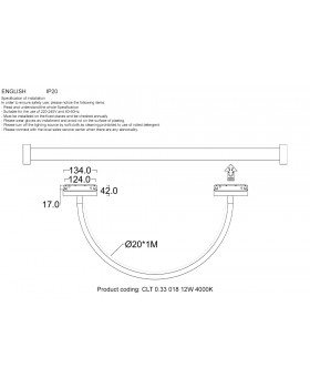 Светильник трековый магнитный Crystal Lux CLT 0.33 018 12W BL 4000K-foto2