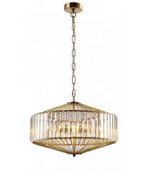 Люстра Crystal Lux FIESTA SP5 BRASS/TRANSPARENTE-foto3