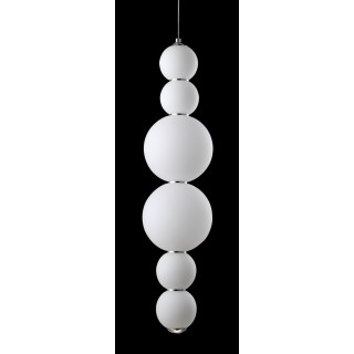 Светильник подвесной Crystal Lux DESI SP6 CHROME/WHITE-foto3