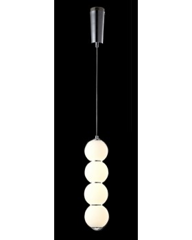 Светильник подвесной Crystal Lux DESI SP4 CHROME/WHITE-foto4