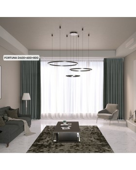 Люстра Crystal Lux FORTUNA SP158W LED BLACK-foto5