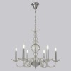 Люстра Crystal Lux ARABESQUE SP6 CHROME Люстра Crystal Lux ARABESQUE SP6 CHROME