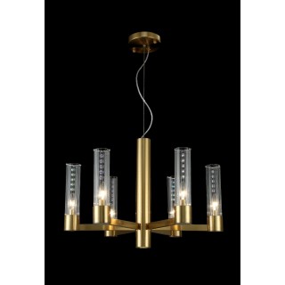 Люстра Crystal Lux OTONO SP6+1 BRASS/TRANSPARENTE-foto4