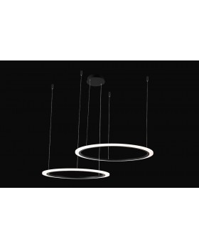 Люстра Crystal Lux MANZANA SP53W LED D600+800 BLACK-foto3