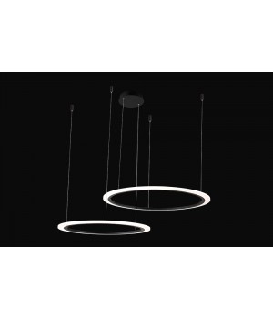 Люстра Crystal Lux MANZANA SP53W LED D600+800 BLACK-foto3