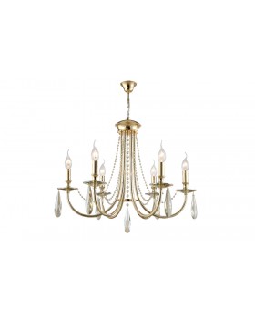 Люстра Crystal Lux VICTORIA SP6 GOLD/AMBER-foto4