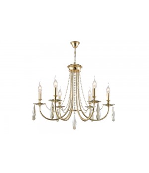 Люстра Crystal Lux VICTORIA SP6 GOLD/AMBER-foto4