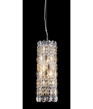 Светильник подвесной Crystal Lux LIRICA SP3 CHROME/GOLD-TRANSPARENT-foto2