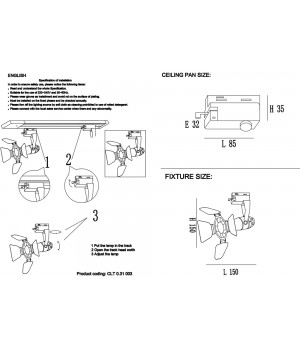 Cветильник трековый однофазный Crystal Lux CLT 0.31 003 WH-foto3