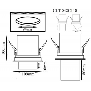 Светодиодный поворотный светильник Crystal Lux CLT 042C110 WH-foto2