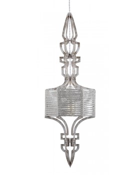 Светильник подвесной Crystal Lux PRIMA SP1 A WHITE-GOLD/WHITE-foto2