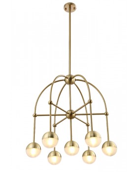 Люстра Crystal Lux TRUENA SP-PL6+1 BRONZE-foto2