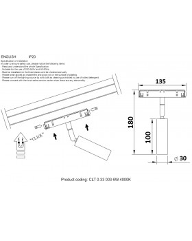Светильник трековый магнитный Crystal Lux CLT 0.33 003 6W WH 4000К-foto3
