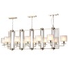 Люстры Crystal Lux NICOLAS SP12 L1600 GOLD/WHITE