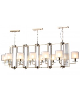 Люстры Crystal Lux NICOLAS SP12 L1600 GOLD/WHITE-foto2