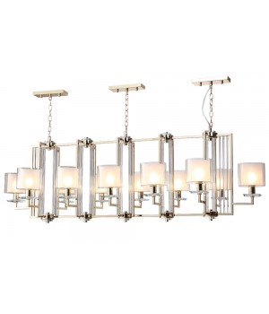 Люстры Crystal Lux NICOLAS SP12 L1600 GOLD/WHITE-foto2