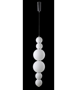 Светильник подвесной Crystal Lux DESI SP6 CHROME/WHITE-foto4