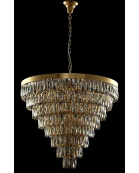 Люстра Crystal Lux ABIGAIL SP22 D820 GOLD/AMBER-foto3