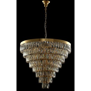 Люстра Crystal Lux ABIGAIL SP22 D820 GOLD/AMBER-foto3