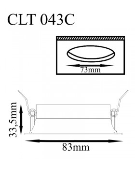 Светильник встраиваемый Crystal Lux CLT 043C WH-foto2