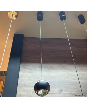 Светильник подвесной Crystal Lux CARO SP LED BLACK-foto4